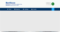 Desktop Screenshot of berilicco.com.br