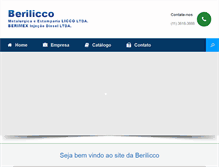 Tablet Screenshot of berilicco.com.br